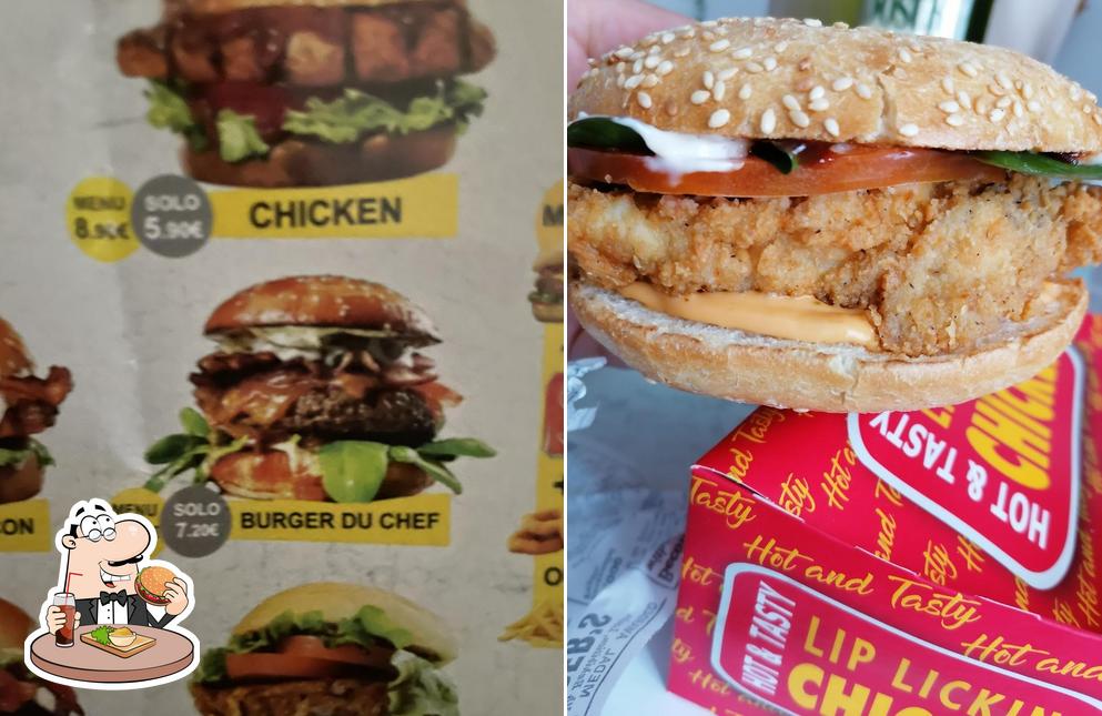 Prenez un hamburger à AFC CHICKEN