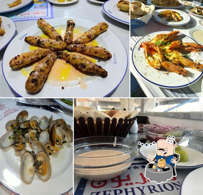 Food at Zephyrion restaurant , Abu Qir, Alexandria