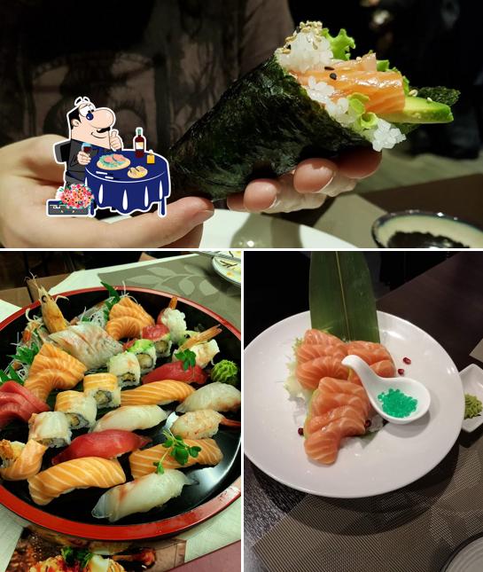 Sashimi en sushi navada