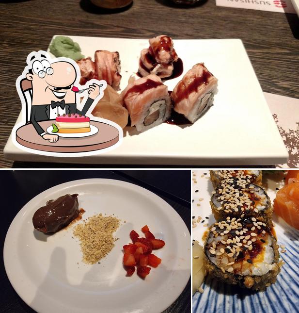 Sushi San Experience oferece uma seleção de sobremesas