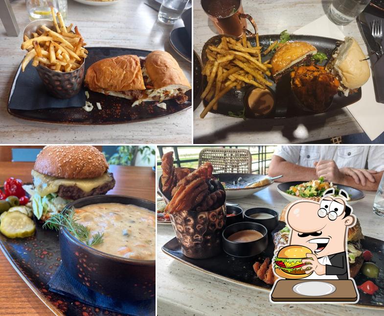 Get a burger at Coyne's Restaurant & Bar