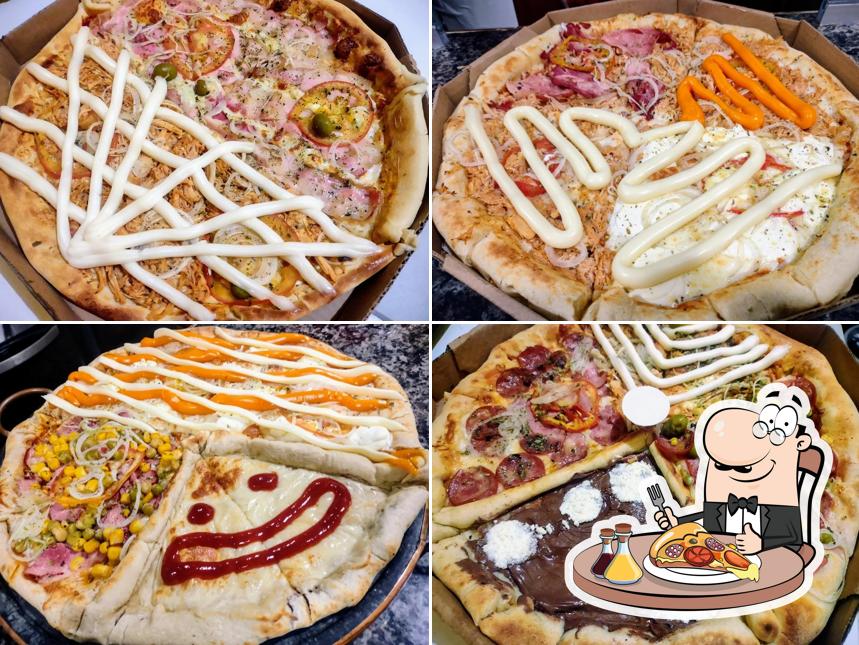 Peça diferentes estilos de pizza