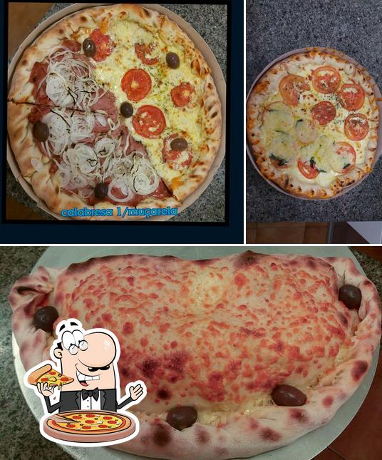 Escolha pizza no Disk Pizza Du San