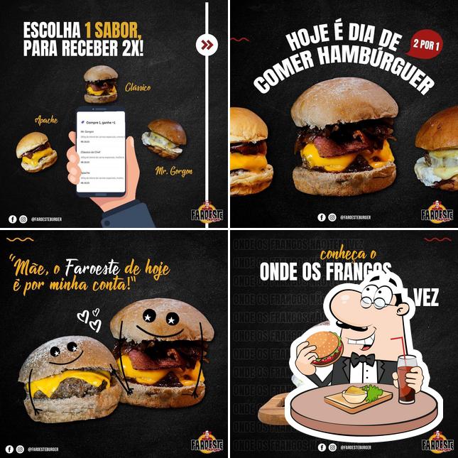 Experimente um hambúrguer no Faroeste Burger