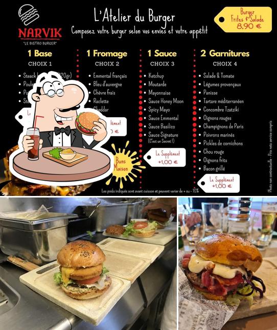 Essayez un hamburger à NARVIK - Le Bistro Burger