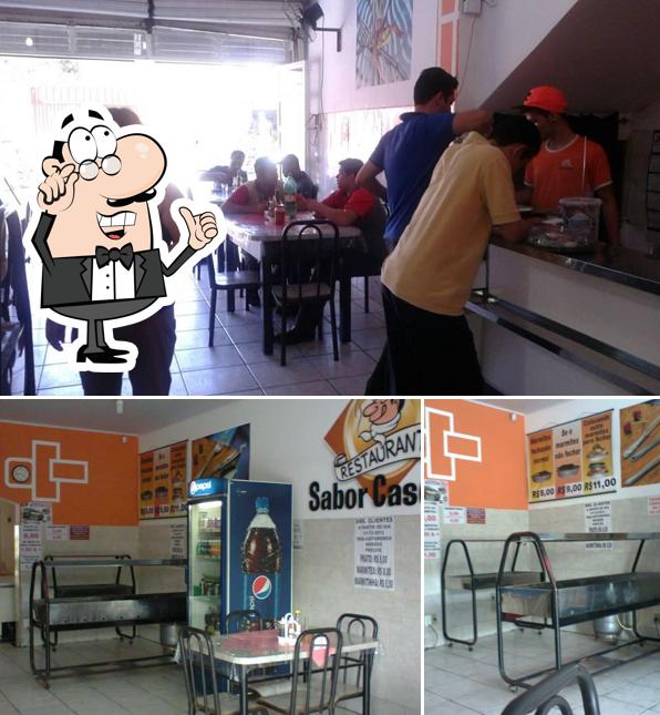 O interior do Sabor Caseiro