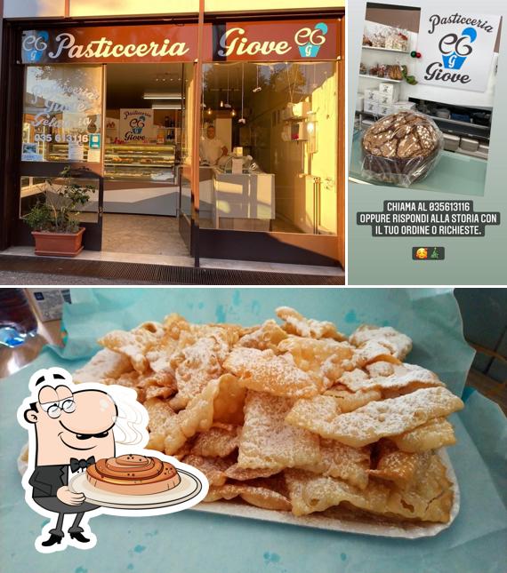 See this picture of Pasticceria Giove