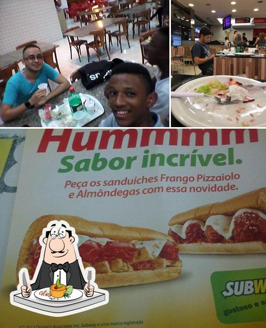 Comida em Subway