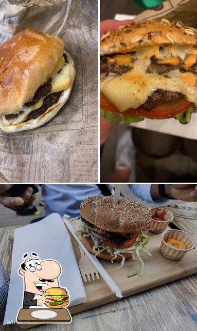 Faites-vous plaisir avec un hamburger à The burger