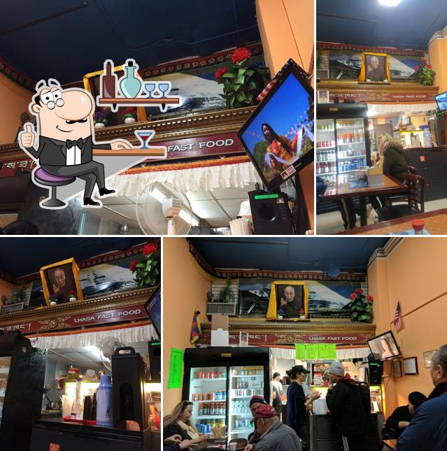 El interior de Lhasa Fast Food