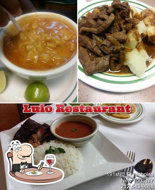 Food at Lulo Restaurant