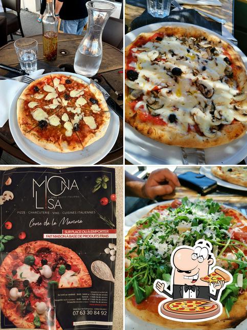 Choisissez des pizzas à Pizzeria Trattoria Monna Lisa