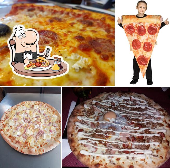 A Pizzy Pasta, vous pouvez prendre des pizzas