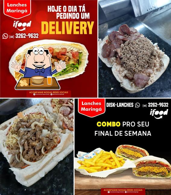 Platos en HM Lanches