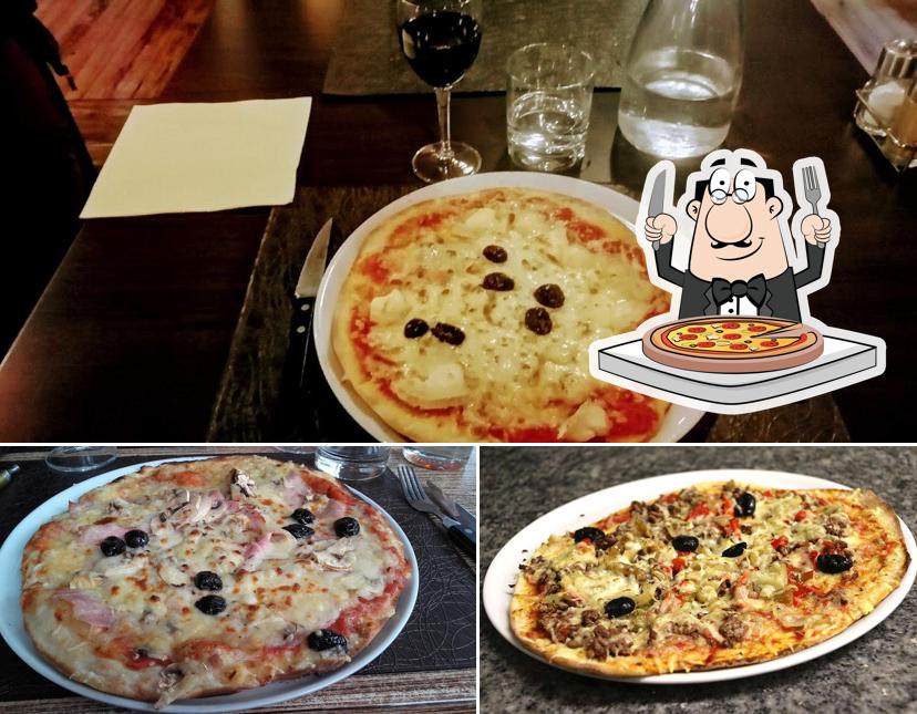 A Restaurant le Chalet, vous pouvez prendre des pizzas