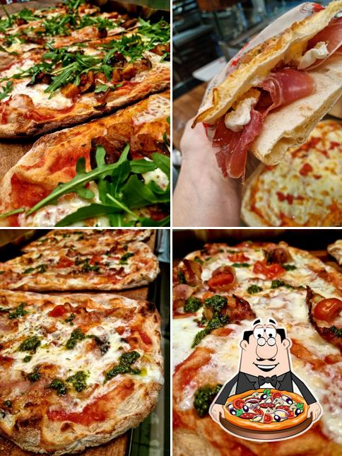 En The Kitchen Focacceria, puedes disfrutar de una pizza