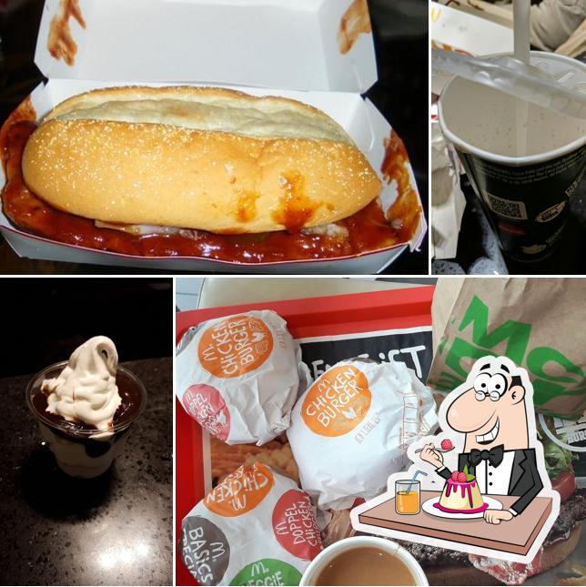 McDonald's Restaurant serviert eine Vielfalt von Süßspeisen