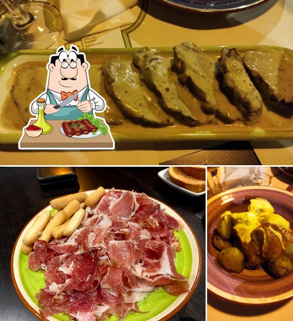 Попробуйте блюда из мяса в "Restaurante Cal Sevillanu"