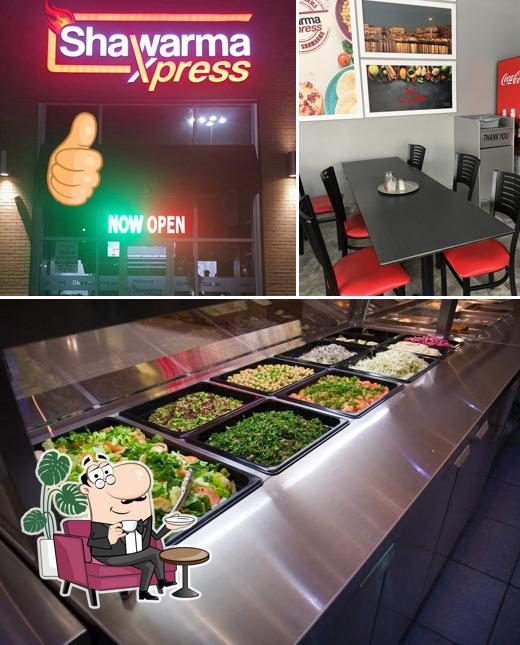 В Shawarma Xpress есть внутреннее оформление, еда и многое другое