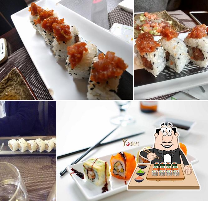 Prova le diverse opzioni di sushi