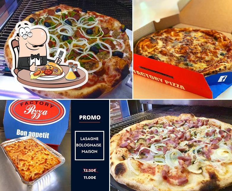 Prenez différents genres de pizzas