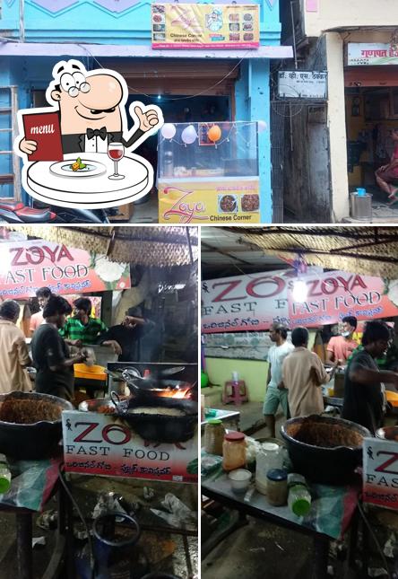 Zoya fast food is distinguished by food and exterior