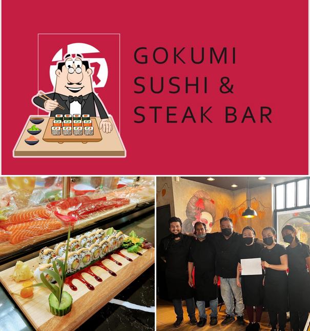 Les sushi sont offerts par Gokumi Sushi & Steak Bar