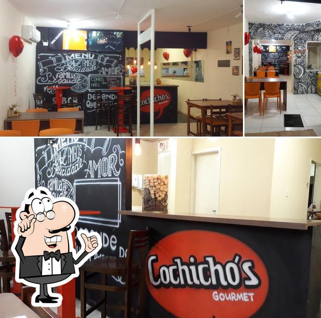 O interior do Cochicho's Gourmet