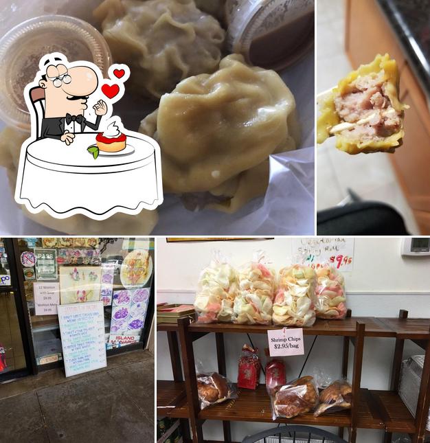 Island Manapua Factory Manoa offers a variety of sweet dishes
