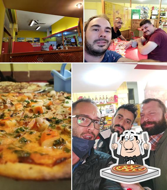 A Pizzeria La Fiorentina, puoi provare una bella pizza