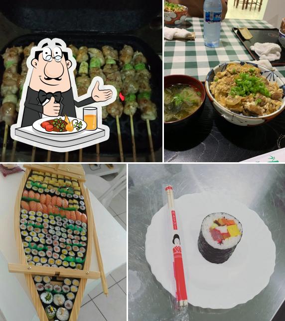 Comida em Recanto Japonês Takê 竹の宿