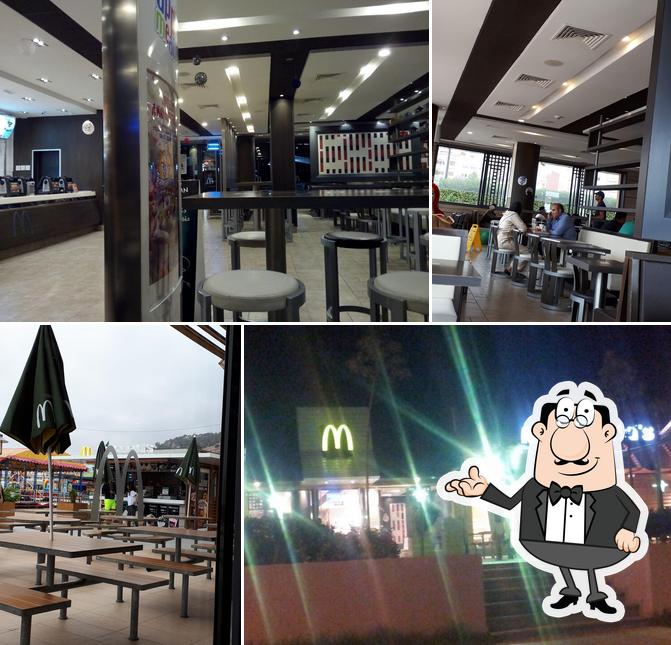 L'intérieur de McDonald's