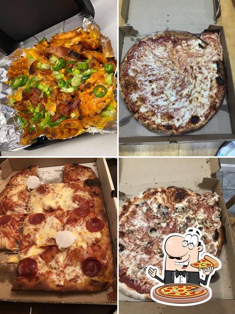 Try out various types of pizza