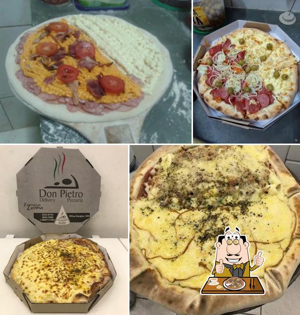 Escolha diferentes estilos de pizza