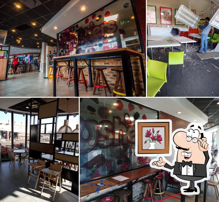 L'intérieur de KFC Benoni CBD