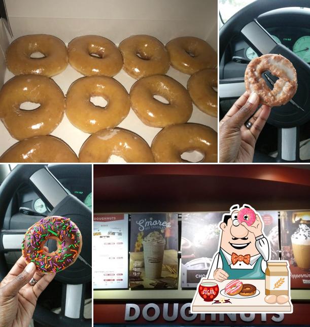 "Krispy Kreme" предлагает разнообразный выбор сладких блюд