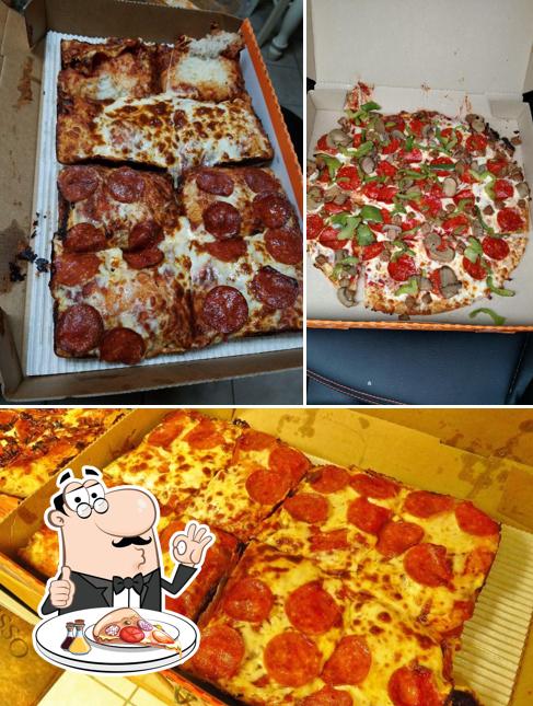 Order pizza at Little Caesars Pizza