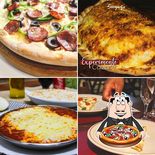 No Pizzaria Sangiorgio, você pode pedir pizza