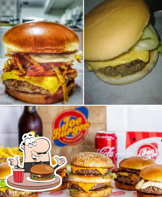 Peça um hambúrguer no Joe Burger