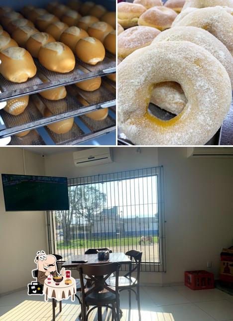 Esta é a imagem apresentando comida e interior no Panificadora e Confeitaria São Domingos