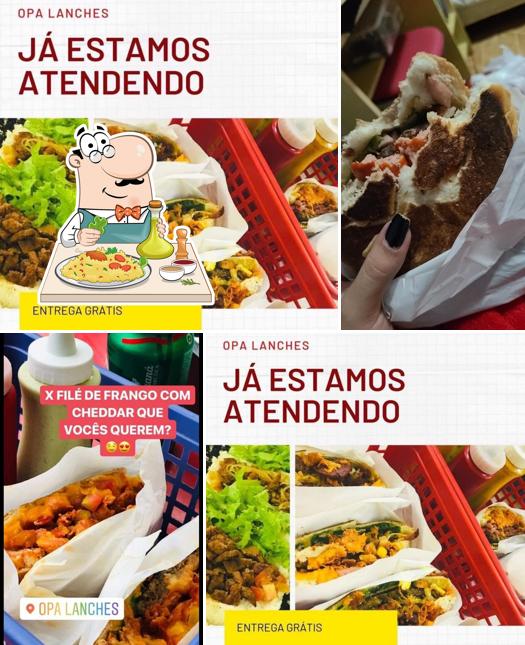 Comida em Opa Lanches