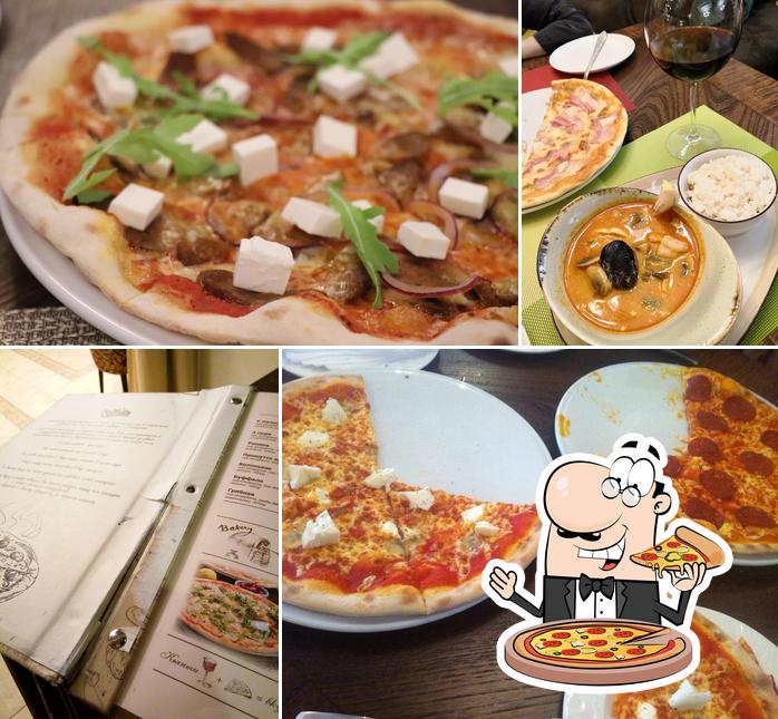Try out pizza at Limoncello