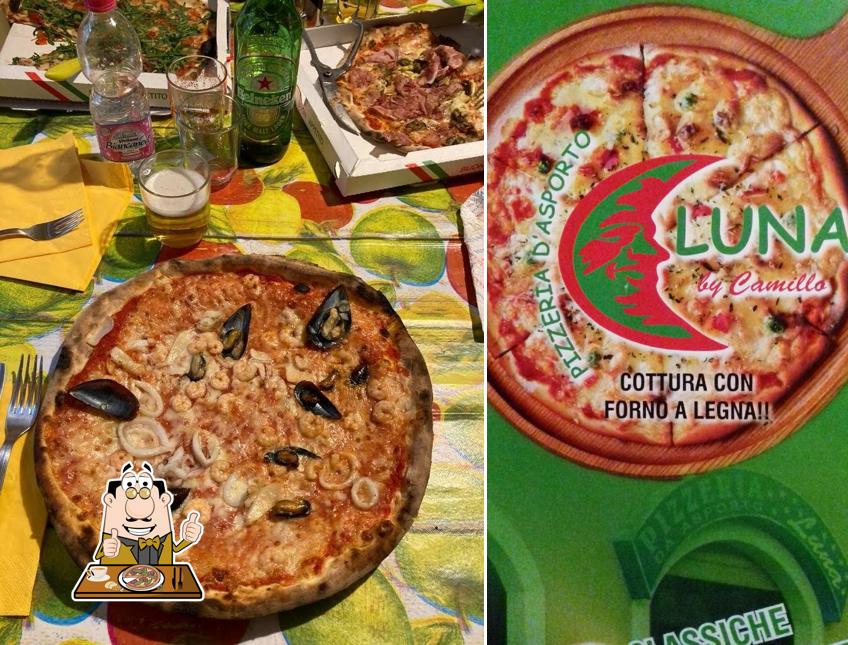 Essayez des pizzas à Pizzeria Luna