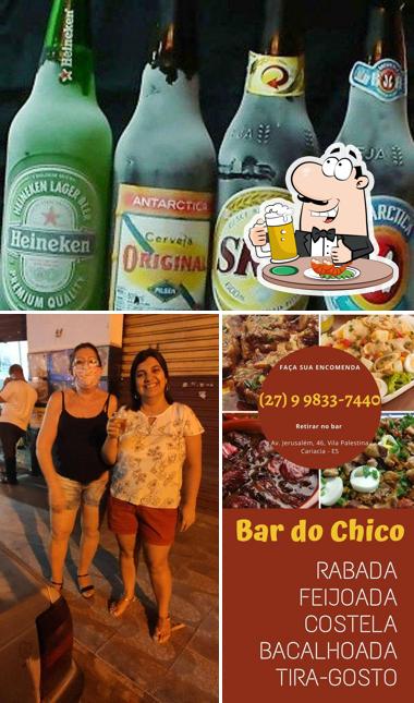 Bar Do Chico fornece uma gama de cervejas