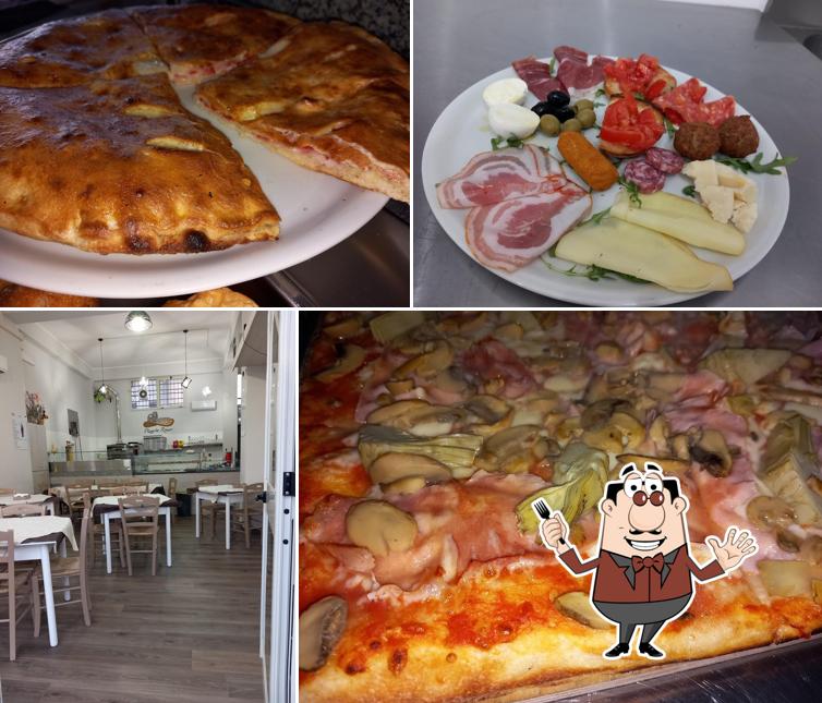 Cibo al Pizzeria rosticceria Romeo