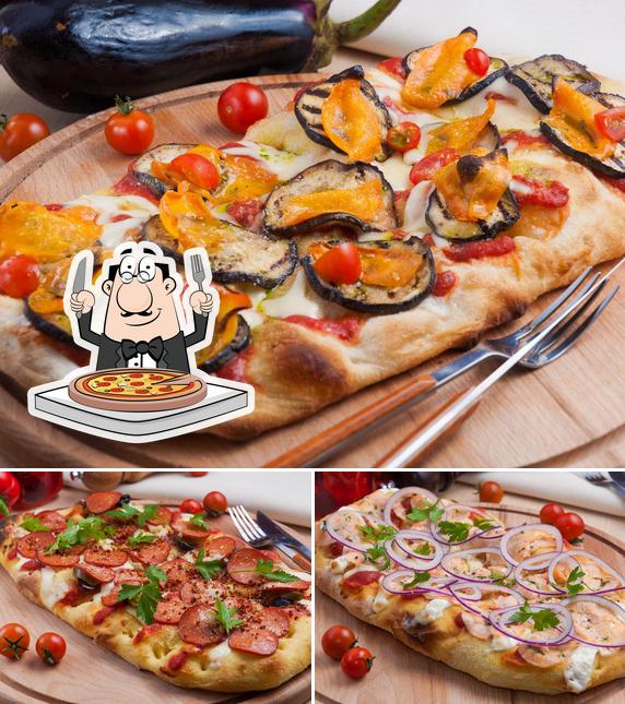 A Eco Pizza, vous pouvez essayer des pizzas