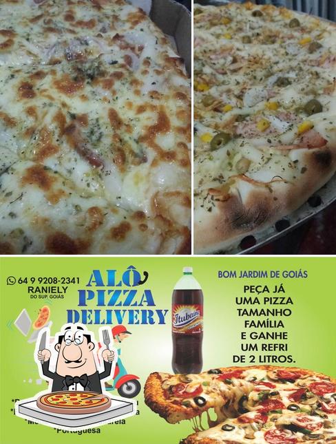 Peça pizza no Alô Pizza Delivery