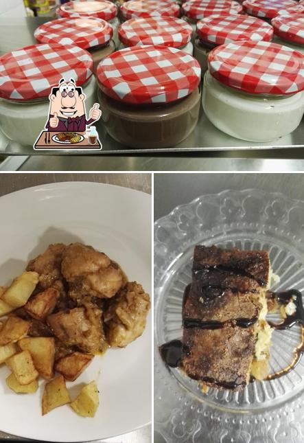 Мясные блюда подают в "Cafeteria Alhambra"