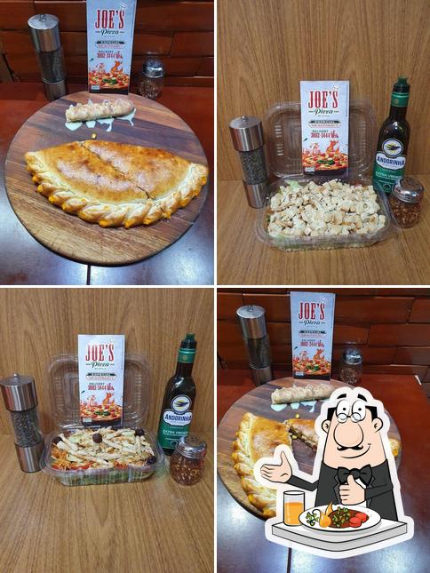 Comida em Joe's Pizza