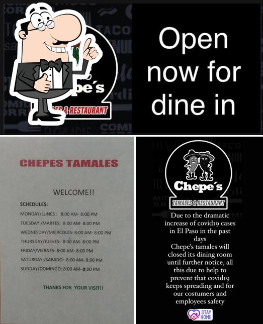 Chepe's Tamales in El Paso - Restaurant menu and reviews